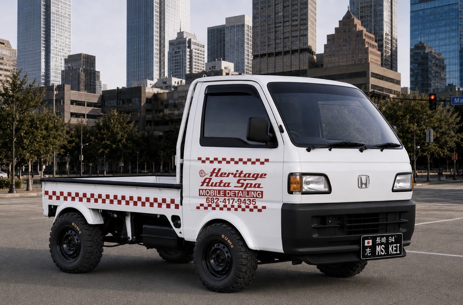 Heritage Auto Spa Honda Acty Mobile Detailing Truck Colleyville TX