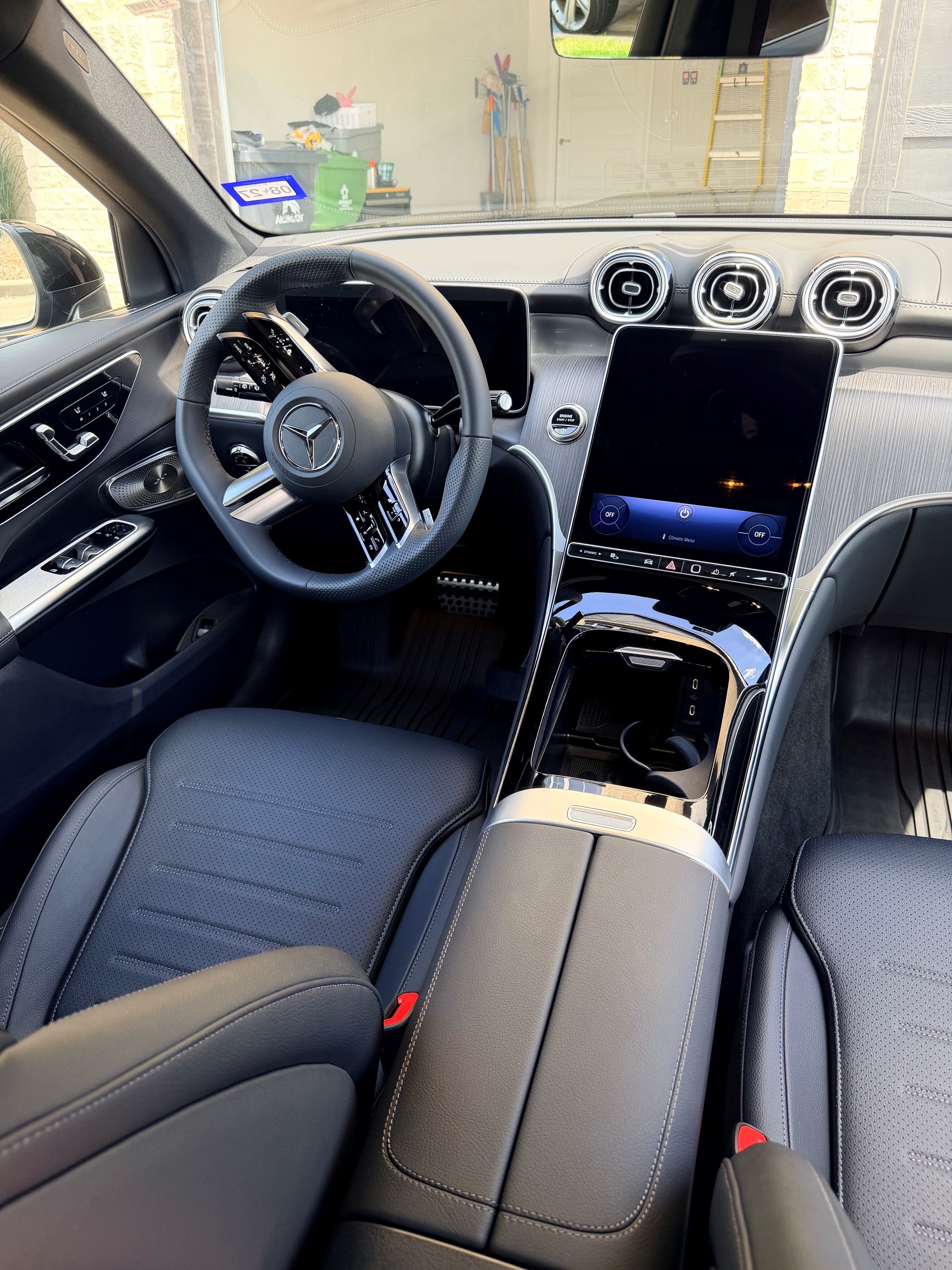 Mercedes GLC 300 interior detail Heritage Auto Spa Colleyville TX