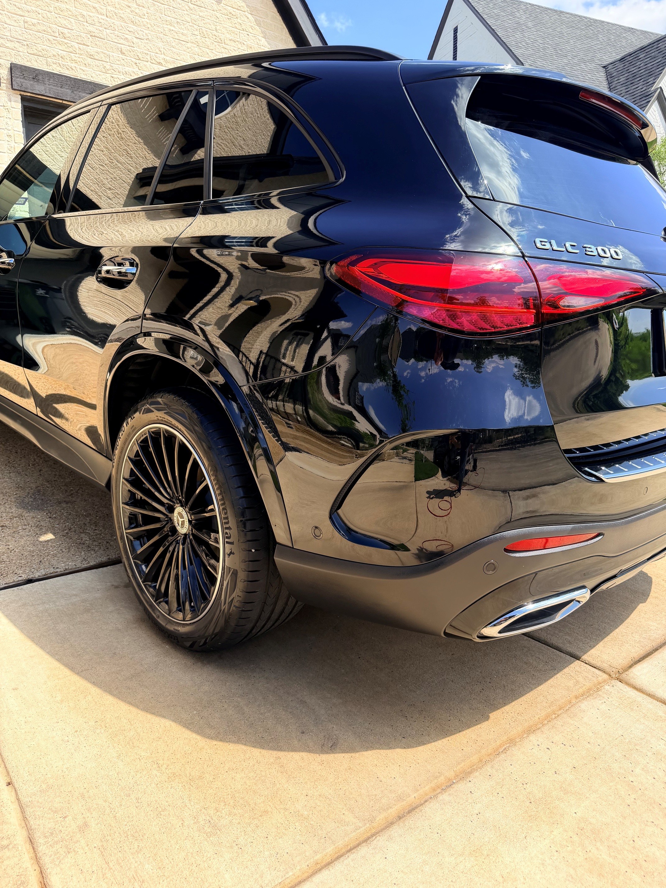Mercedes GLC 300 exterior detail rear Heritage Auto Spa DFW