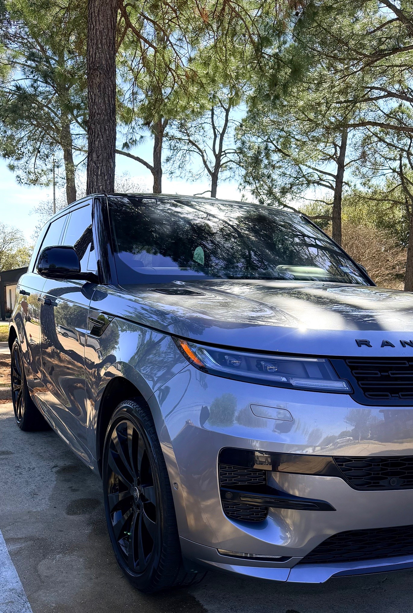 Range Rover Sport exterior detail front Heritage Auto Spa DFW