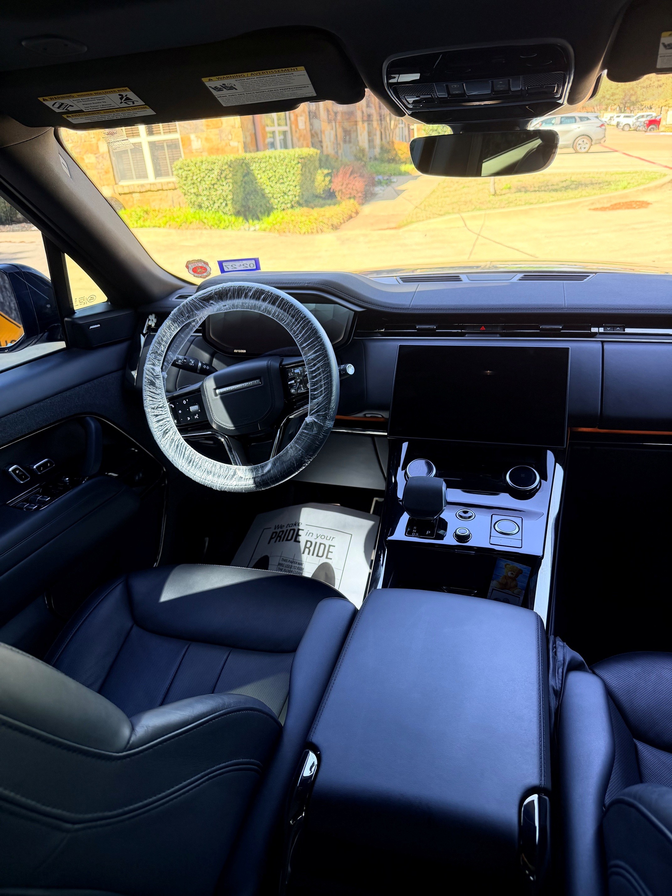 Range Rover Sport interior detail Heritage Auto Spa Colleyville TX